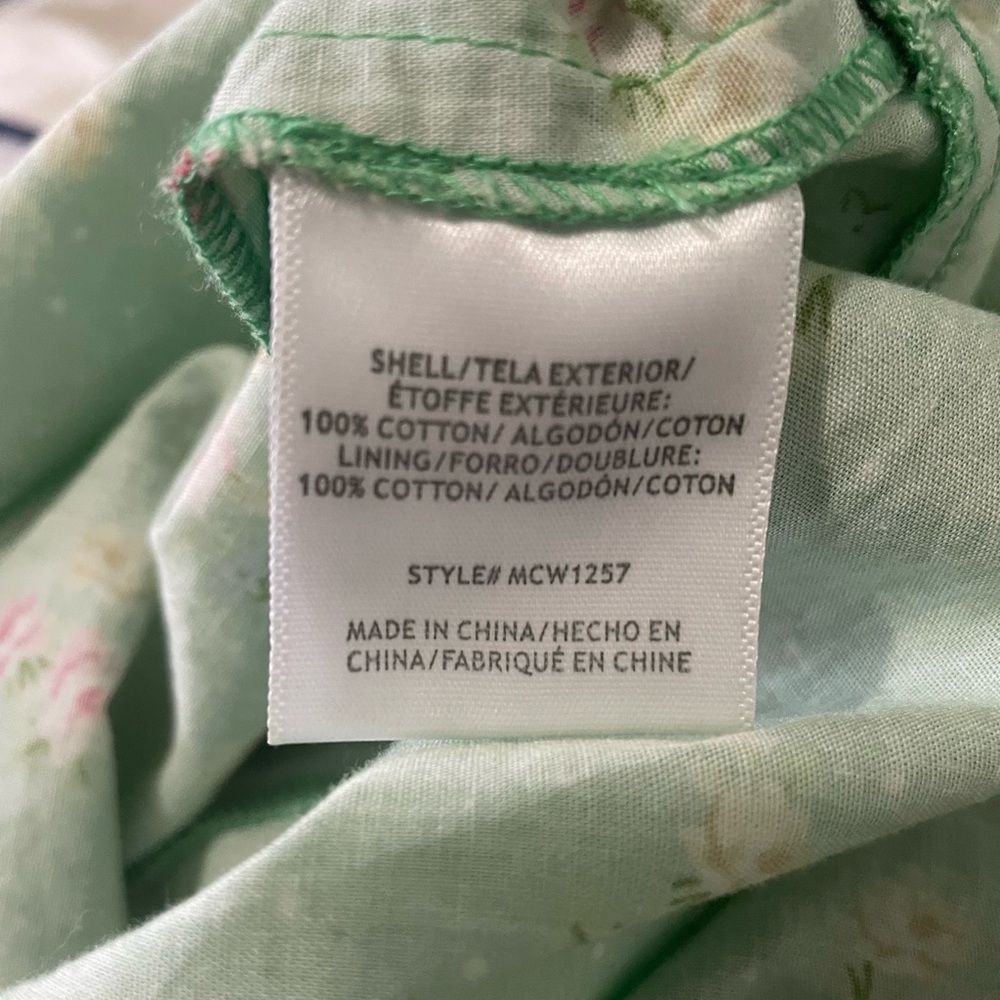 Gunne Sax for ModCloth 2025 Green Floral Sundress 1X - Picture 4 of 5